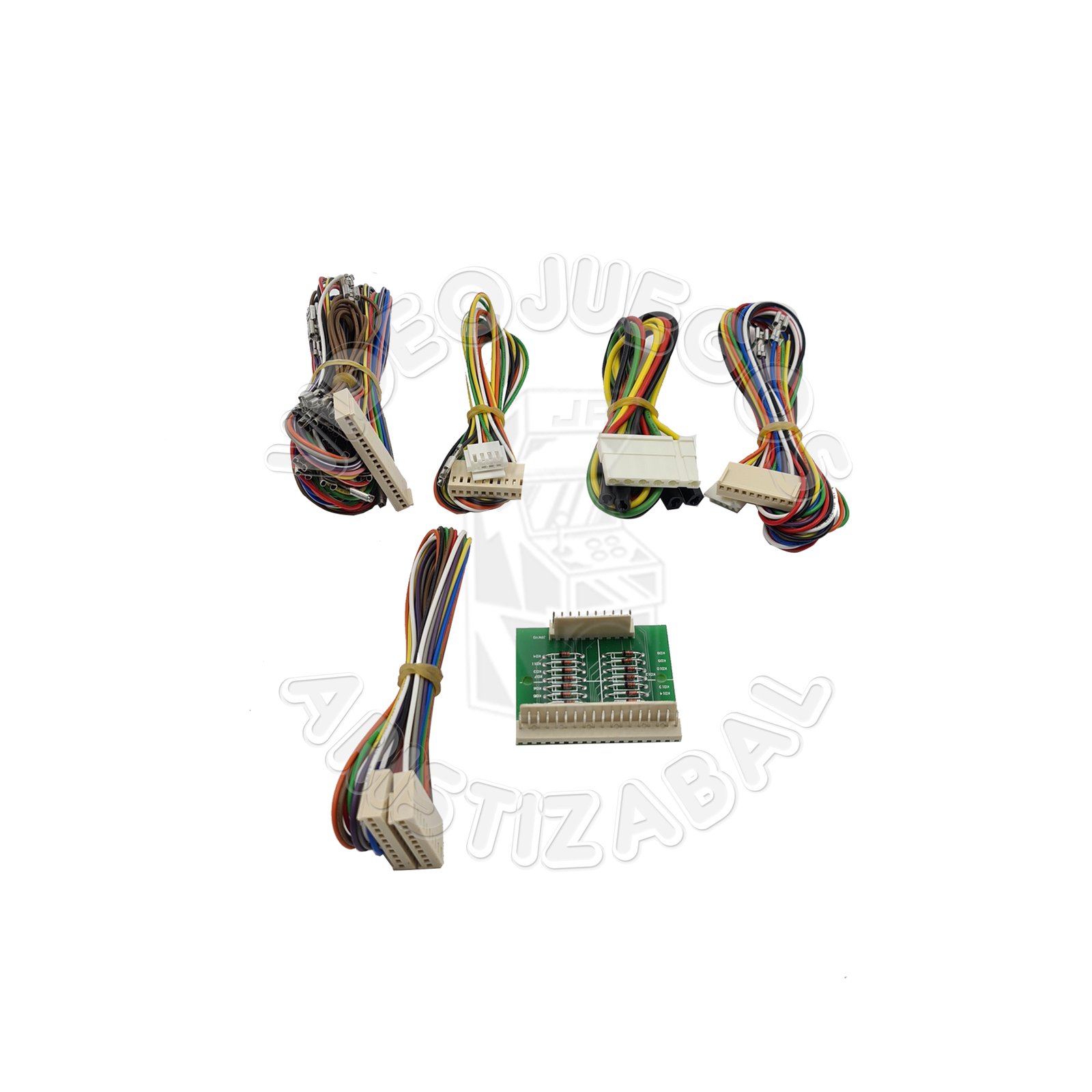 055-1.jpg Set de cableado pagamoneda de boton taiwanes - Imagen 1