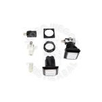 Boton cuadrado diametro 32ml x 32ml